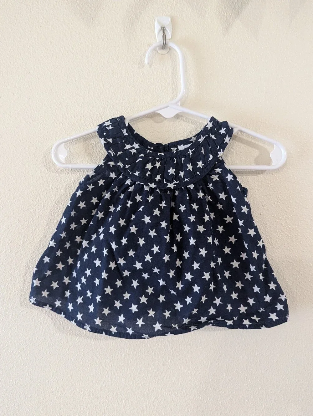 Navy Blue And Stars Top